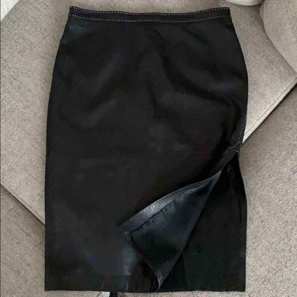 💣 Vintage Ralph Lauren leather skirt